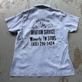 Vintage 70s King Louie Chambray Chain Stitch Flock Aviation Bowling Shirt Graphic Tee – Feel-Good Design · Top Pick For Any Outfit