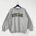 Vintage University Notre Dame Sweatshirt Notre Dame Crewneck Notre Dame Sweater Pullover Notre Dame Fighting Irish Embroidered Logo Medium Sweatshirt – Bold Style · Must-Have Style