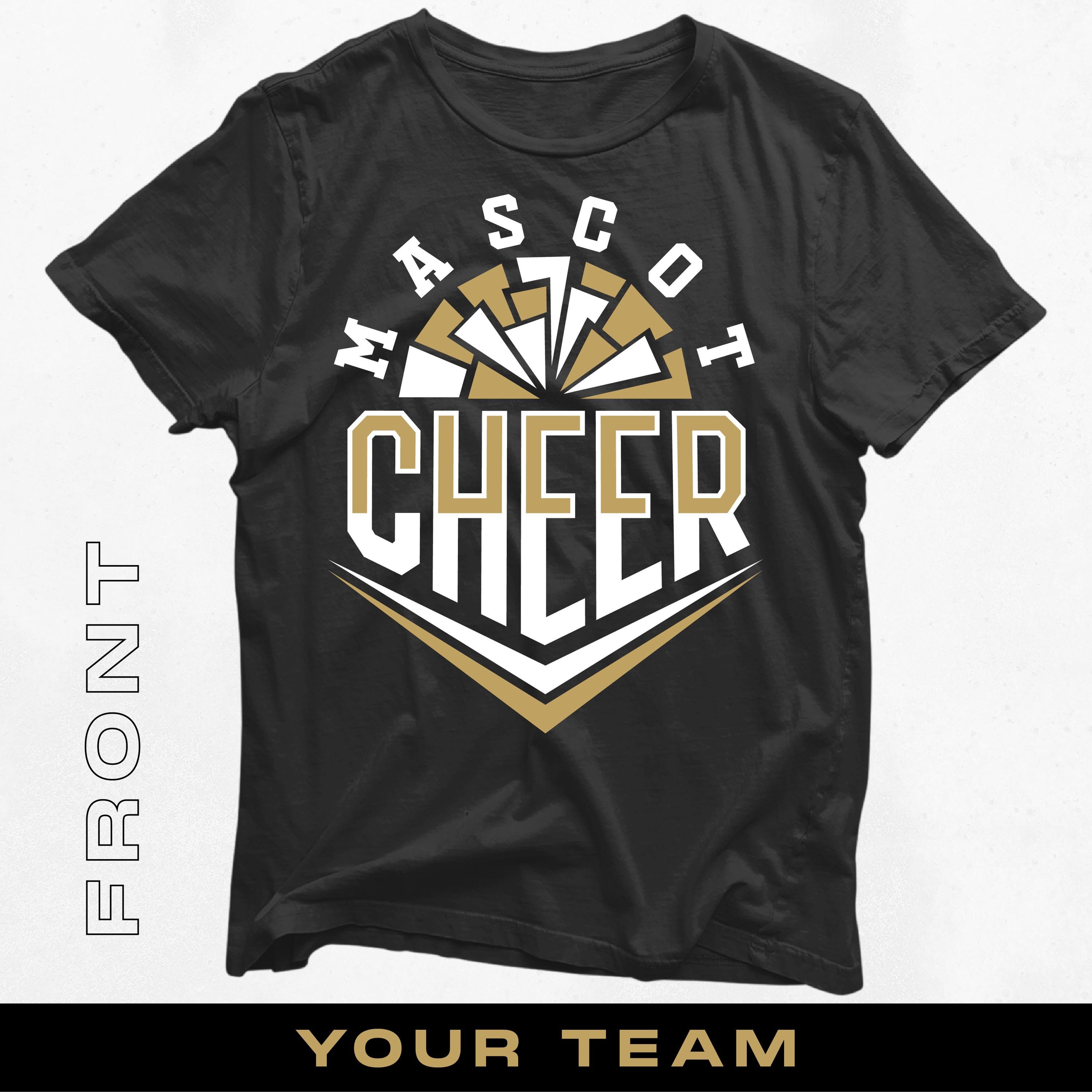 Cheer Team Customizable Shirt Personalized Cheerleader Tee with Sleeves School Spirit Gift for Cheerleading Squad Graphic Tee – Easygoing Wear · Great Gift For Fans