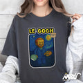 Le Gogh T Shirt Block Art Van Gogh Parody Tee Retro Starry Night Graphic Artist Gift Graphic Tee – Warm & Stylish · Great Gift For Fans