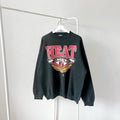 Vintage 90s Miami Heat NBA vintage Logo 7 made in USA black sweatshirt XL Sweatshirt – Soft Feel · Must-Have Style