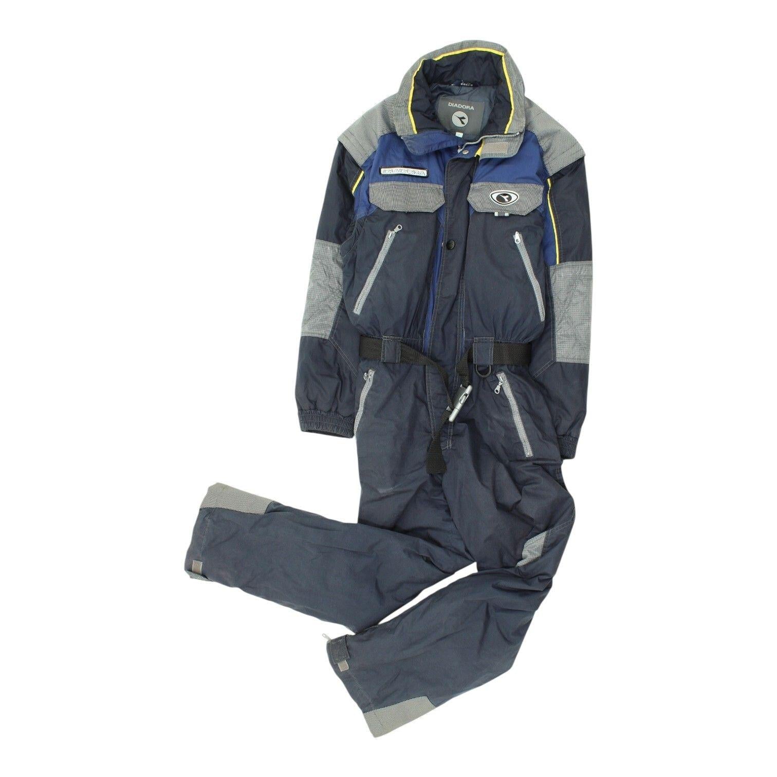 Diadora Navy Ski Suit Vintage Mens Winter One Piece Snowsuit Sports Gear Graphic Tee – Soft Feel · Must-Have Style