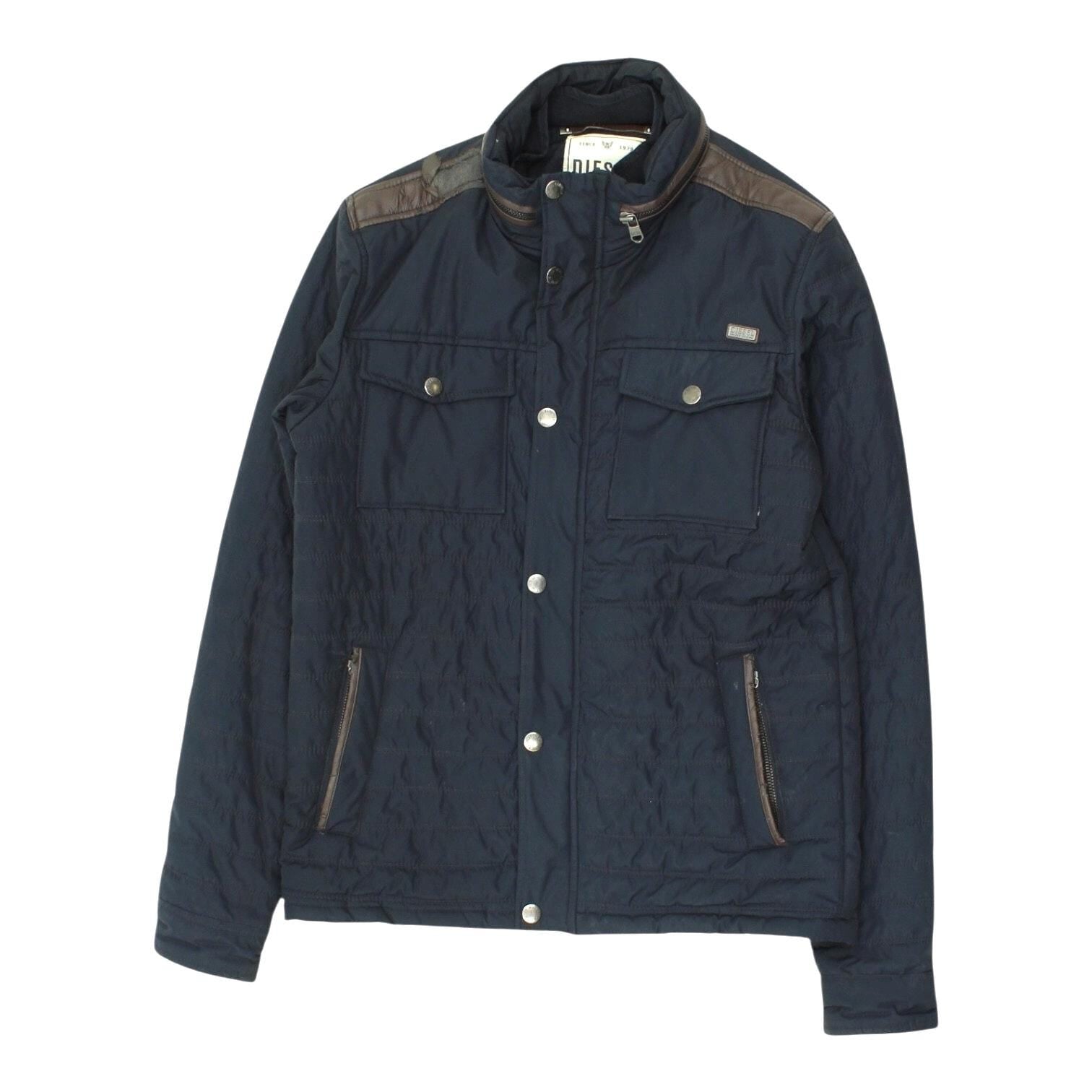 Diesel Quilted Navy Jacket Vintage Mens M Medium Designer Outerwear Full Zip Graphic Tee – Feel-Good Design · Top Pick For Any Outfit