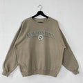 Vintage 90s New Hampton School Sweatshirt New Hampton Crewneck New Hampton Sweater Pullover New Hampton Print Logo Brown Small Sweatshirt – Everyday Comfort · Perfect For Daily Wear