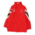 FC Nurnburg Bench Coat Vintage Adidas Mens Quilted Red German Football Jacket Graphic Tee – Easygoing Wear · Trending Graphic Apparel