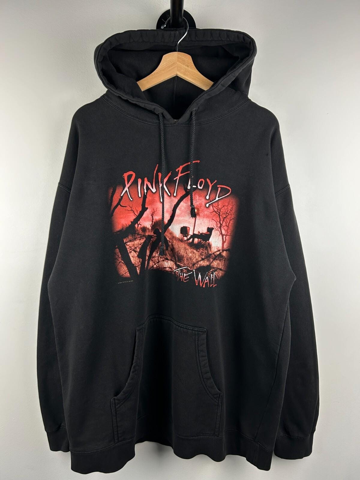 Vintage 2004 Pink Floyd The Wall Black Hoodie Size XL Hoodie – Premium Graphic · High-Quality Print
