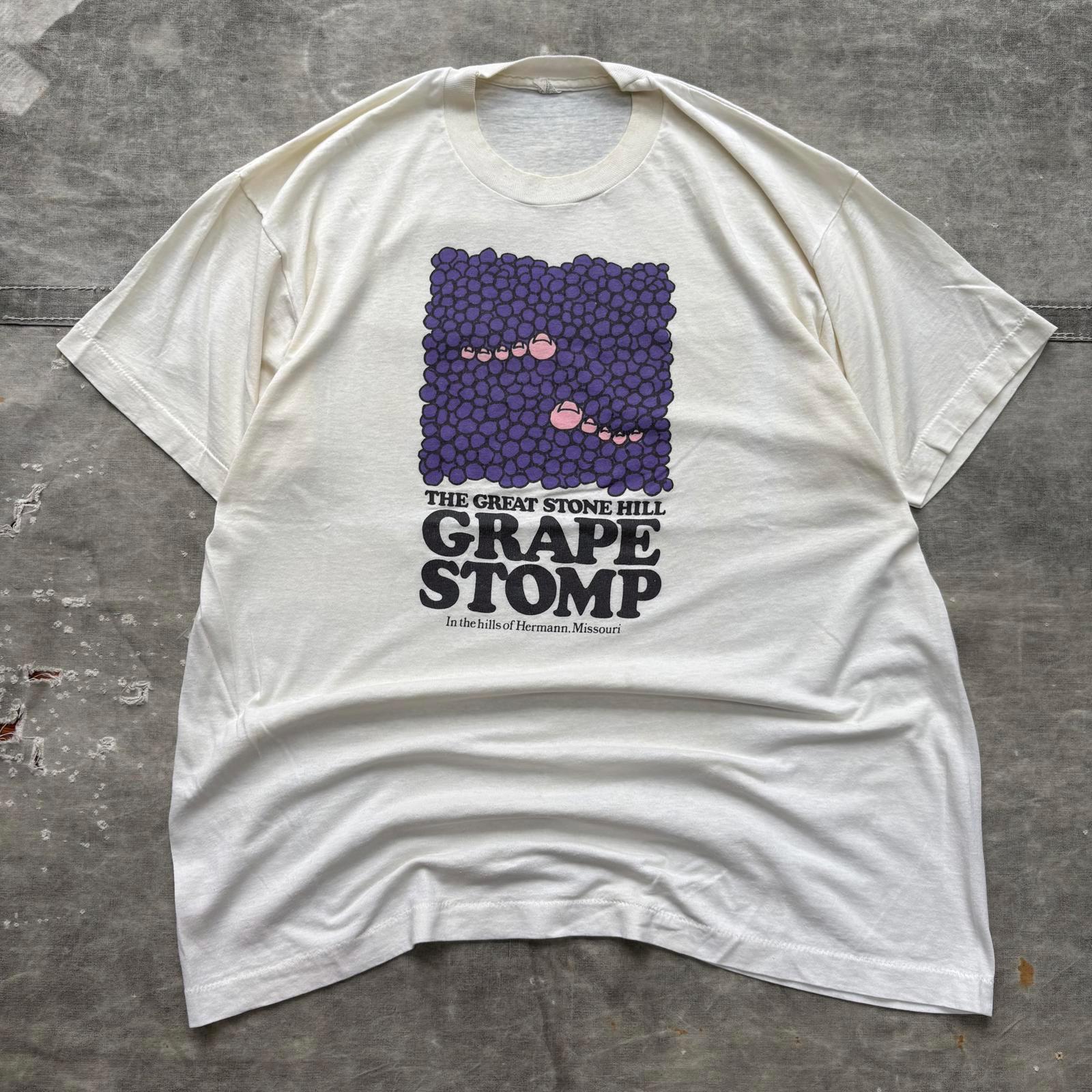 Vintage 80s The Great Stone Hill Grape Stomp Wine Shirt Graphic Tee – Everyday Comfort · Trending Graphic Apparel