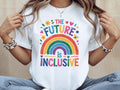 The Future is Inclusive Shirt Inclusive Shirt Rainbow Pride Tee Shirt Inclusion Shirt Mental Health Shirt Gay Pride Gift Equality Shirt Graphic Tee – Easygoing Wear · Must-Have Style