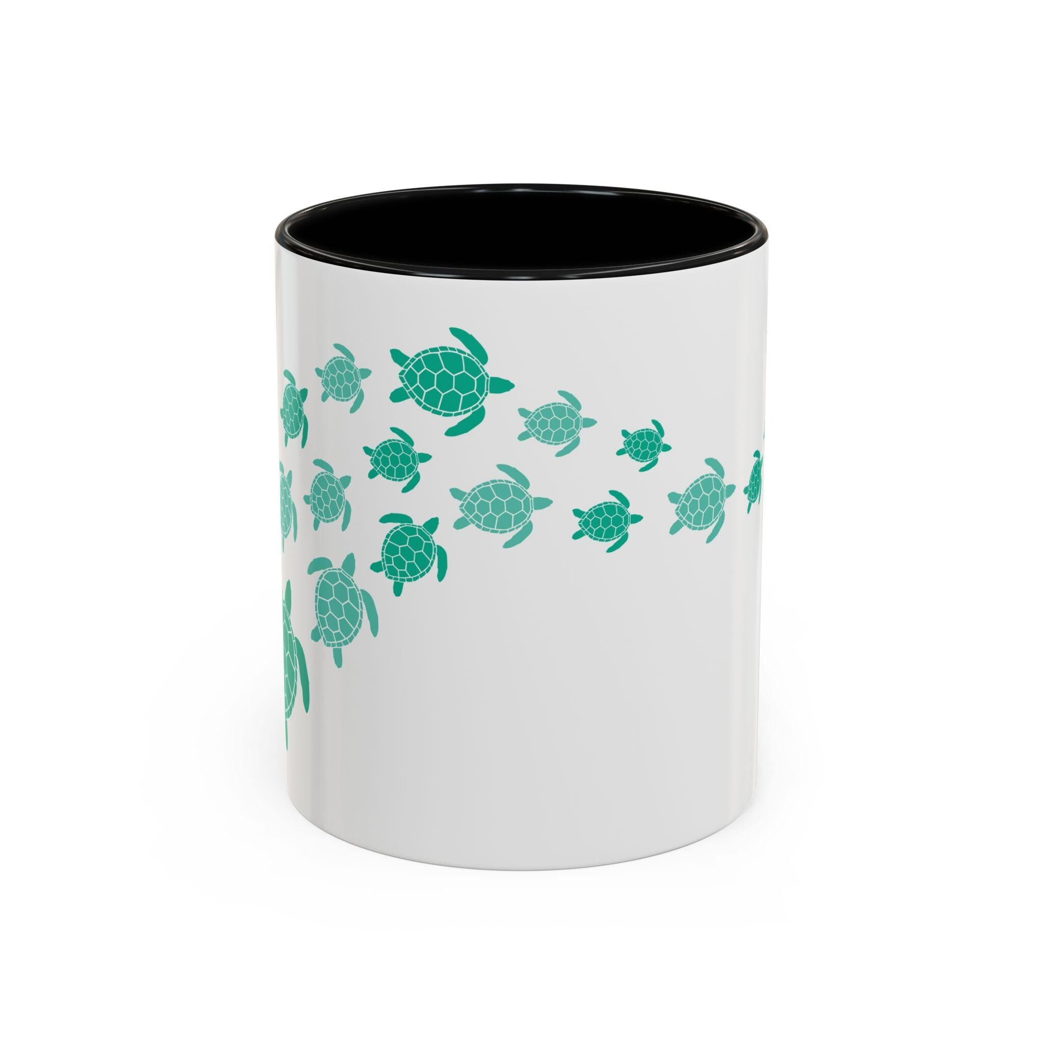 Sea Turtle Coffee Mug Colorful Ceramic Turtle Mug Engraved Sea Lover Gift Ocean Theme Mug Gift for Him Turtle Lover Mug Beach House Graphic Tee – Easygoing Wear · Perfect For Daily Wear