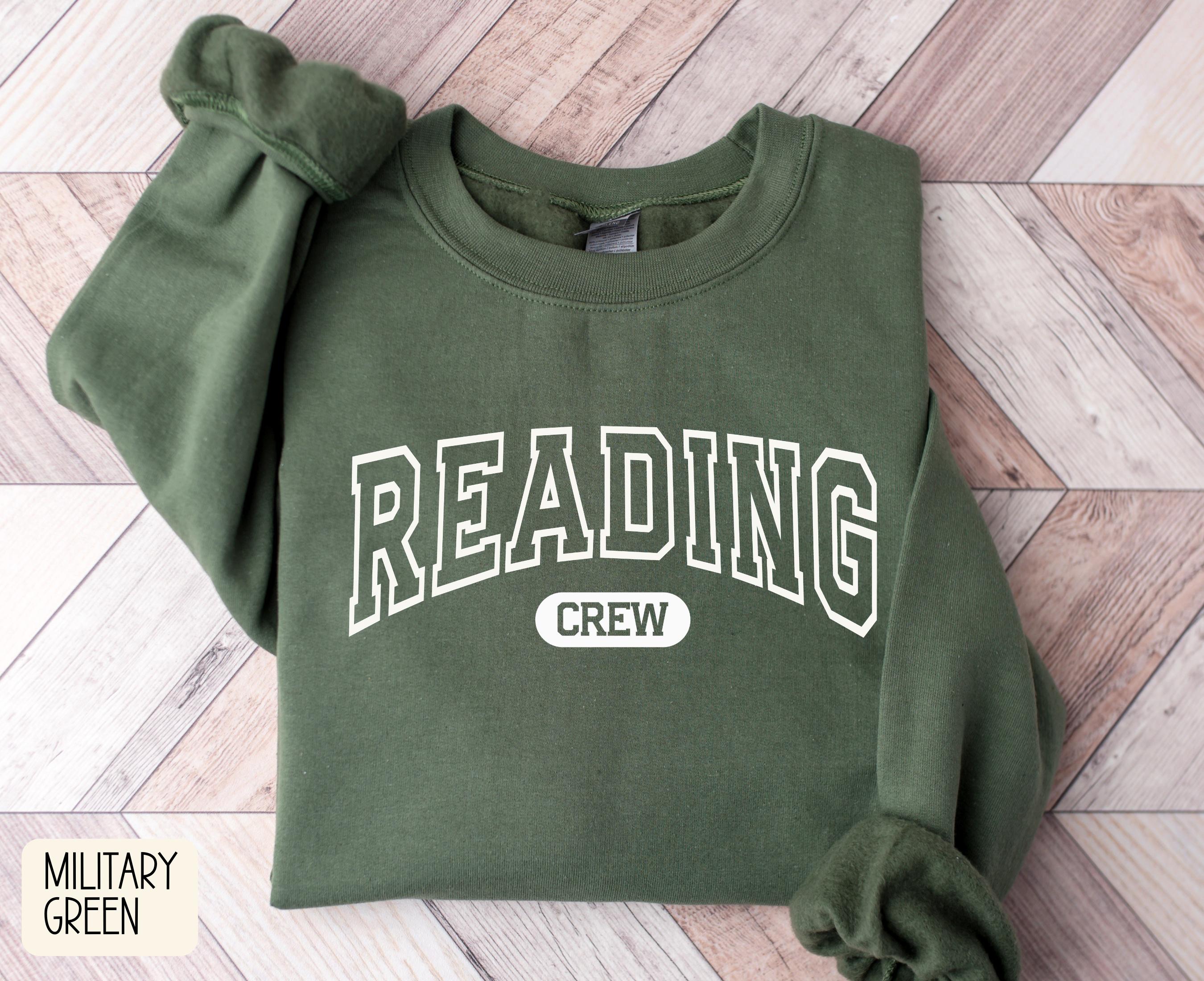 Librarian Sweatshirt Teacher Sweatshirt Book Lover Shirt Teacher Team Shirts Reader Gift Book Club Sweatshirt School Reading Shirt Sweatshirt – Soft Feel · High-Quality Print