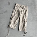 y2k vintage 200039s tan linen cotton blend mid rise loose leg cargo cropped capri pants size 6 Graphic Tee – Bold Style · High-Quality Print