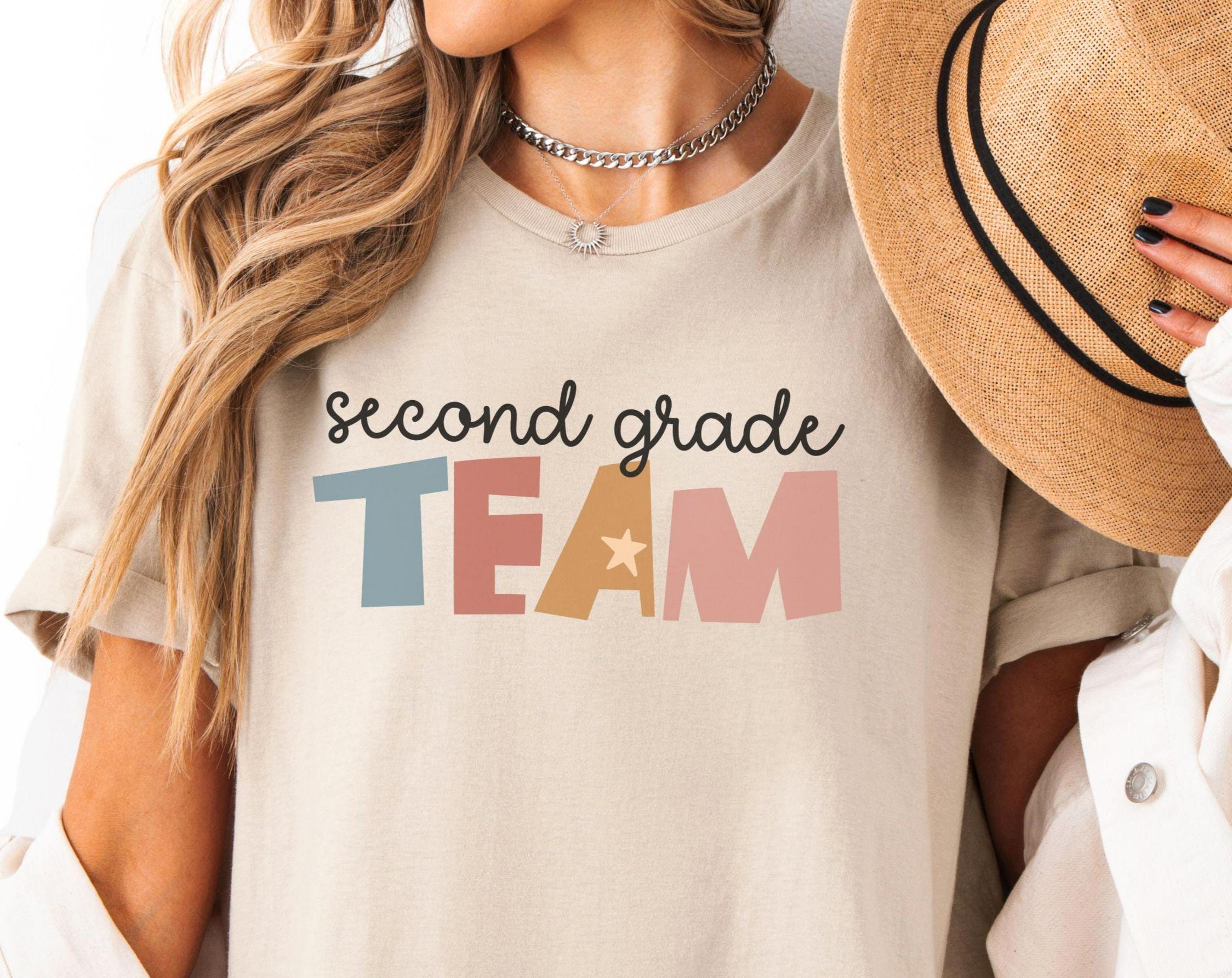 2nd Grade Shirt Teacher Team Shirts Second Grade Shirt 2nd Grade Teacher Shirt for First Day of School Second Grade Shirts Teacher Tee Graphic Tee – Easygoing Wear · Great Gift For Fans