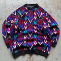 Vintage 80s 90s Unique Abstract Geometric Grunge Sweater Graphic Tee – Everyday Comfort · Perfect For Daily Wear
