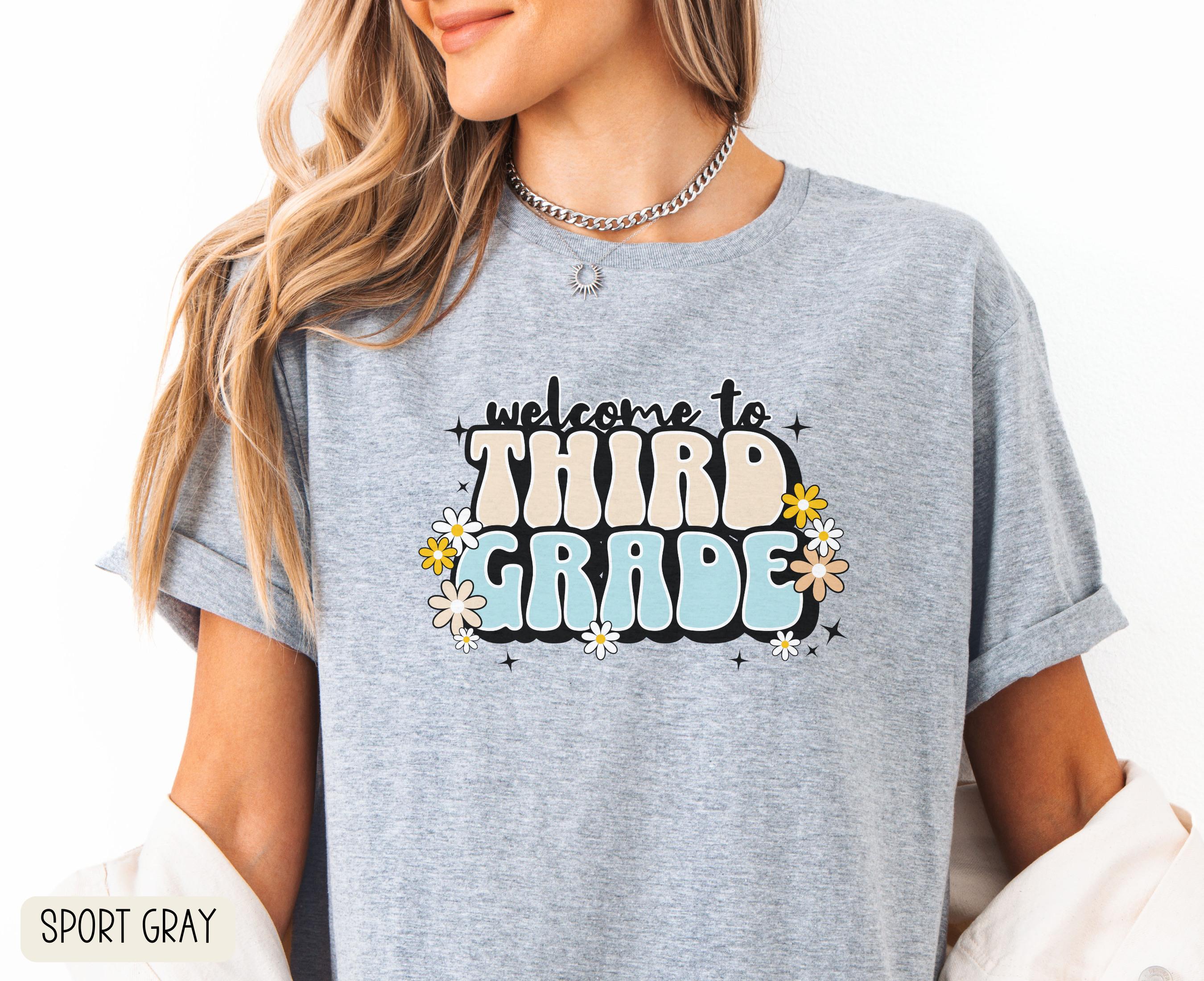 Third Grade Teacher Shirt Teacher Team Back to School Shirt 3rd Grade Teacher Shirt Hello 3rd Grade Tshirt First Day of School Tee Graphic Tee – Warm & Stylish · Great Gift For Fans
