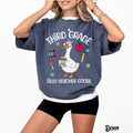 Third Grade Teacher Shirt Teacher Tee 3rd Grade T Shirt Back To School Silly Goose Retro Whimsical Gift For Teacher Graphic Tee – Warm & Stylish · High-Quality Print