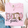 Third Grade Teacher Shirt Teach Tee 3rd Grade T Shirt Back to School Western Cowgirl Appreciation Gift for Teacher Graphic Tee – Easygoing Wear · High-Quality Print