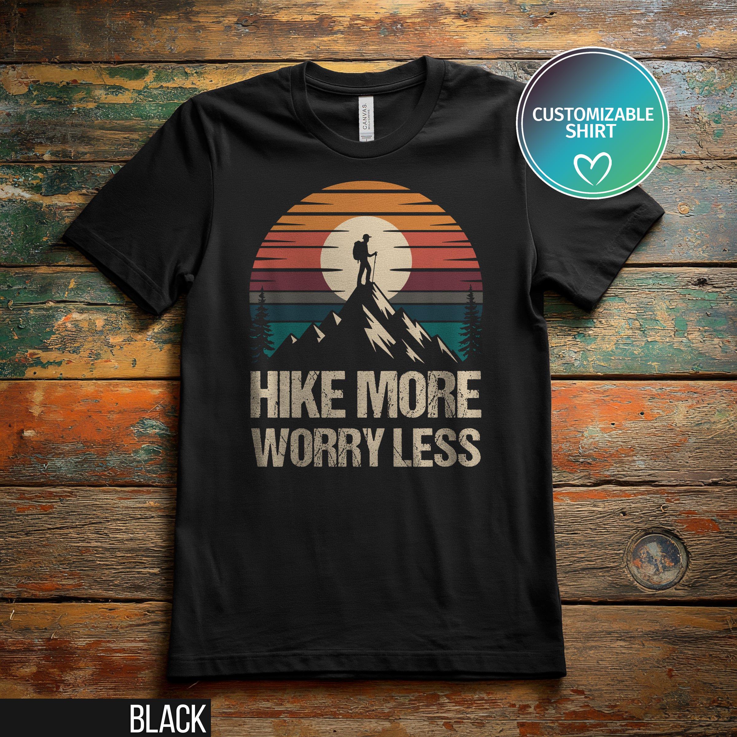 Custom Retro 90s Hiking Shirt National Park Shirt Mountain Tee Adventure Shirt Gift for Hiker Vintage Mountaineering Shirt Camping Tee Graphic Tee – Cozy Vibes · Top Pick For Any Outfit
