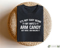 Retro Comfort Dad Shirt It39s Not Easy Being My Wife39s Arm Candy T shirt Father39s Day Outfit Funny Dad Gift Father39s Day Crewneck Graphic Tee – Easygoing Wear · Perfect For Daily Wear