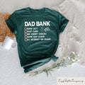 Retro Comfort Dad Bank Shirt Funny Father39s Day T shirt Dad39s Birthday Gift Father39s Day Crewneck Fast Cash Dad Tee Cute Daddy Outfit Graphic Tee – Soft Feel · Must-Have Style