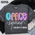 Comfort Colors Front Office Squad Shirt School Office TShirt Secretary Tee Administrative Assistant Staff Appreciation Back to School Graphic Tee – Cozy Vibes · Perfect For Daily Wear