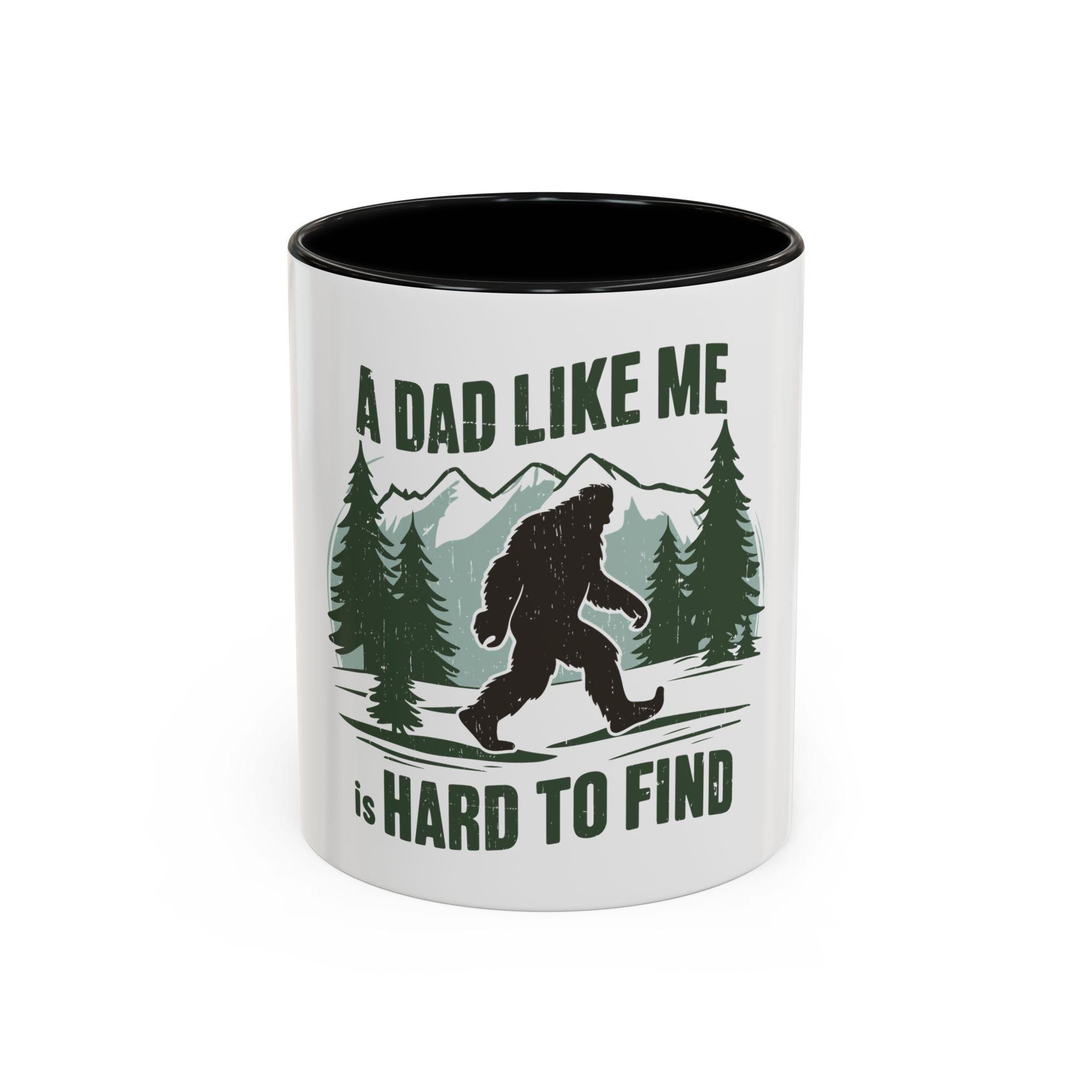 Bigfoot Dad Coffee Mug Unique Gift for Dads Father39s Day Camping Outdoors Nature Lovers Sasquatch Theme Graphic Tee – Fan Favorite · Must-Have Style
