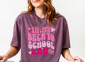 Back to School Teacher Shirt Retro Pink Purple Teacher Tee In My Teacher Era Tee First Day of School Shirt Gift for Teacher Team Graphic Tee – Soft Feel · High-Quality Print