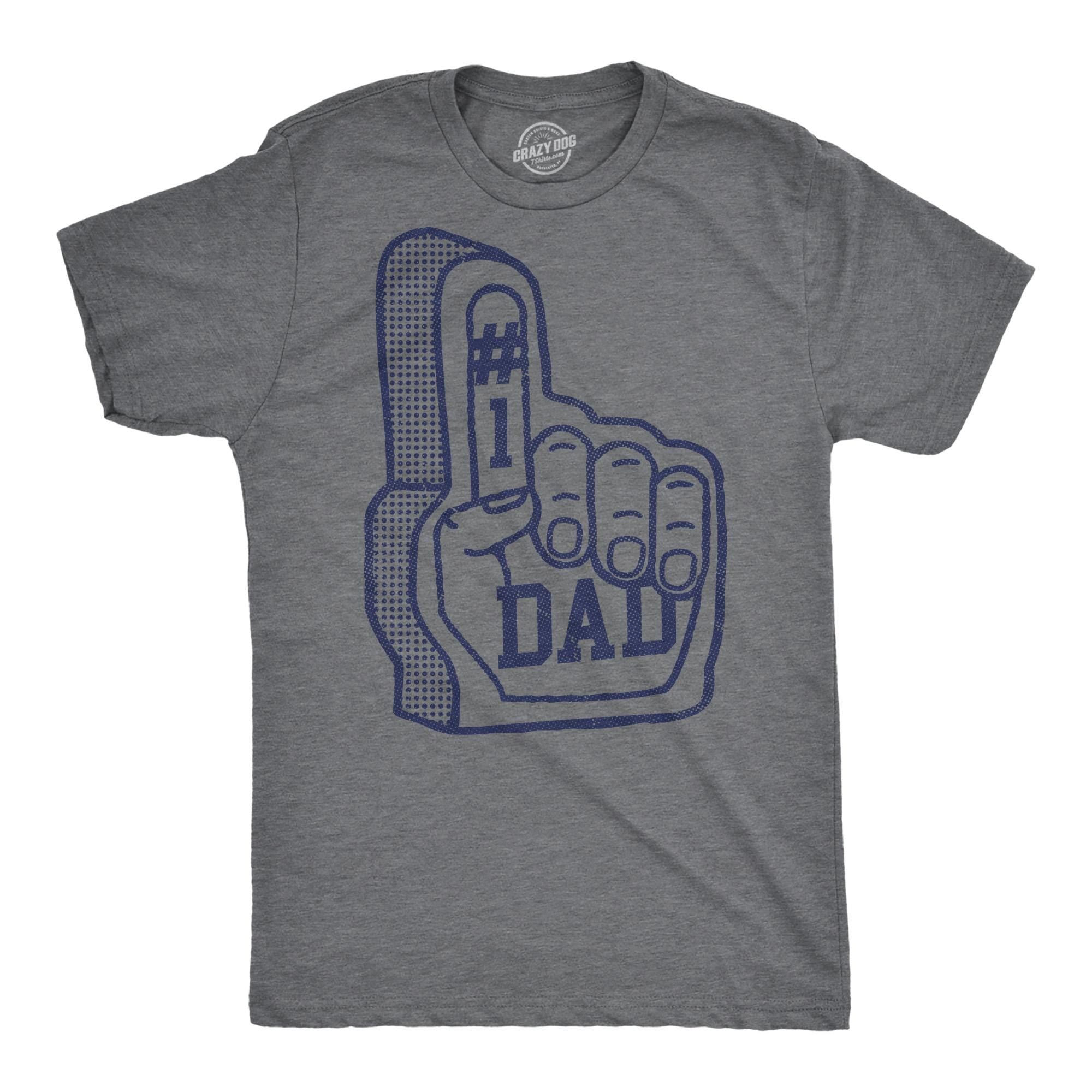 Dad Gift Ideas Number One Dad Foam Finger Sports Dad Fathers Day Gift Funny Shirt For Dads Dad Shirt Funny Dad Shirt Gift For Dad Graphic Tee – Premium Graphic · High-Quality Print