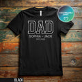Personalized Dad Shirt With Kids Names Dad T Shirt New Dad Shirt Custom Dad Shirt Fathers Day Shirt Daddy Shirt Birthday Gift Dad Tee Graphic Tee – Premium Graphic · Top Pick For Any Outfit