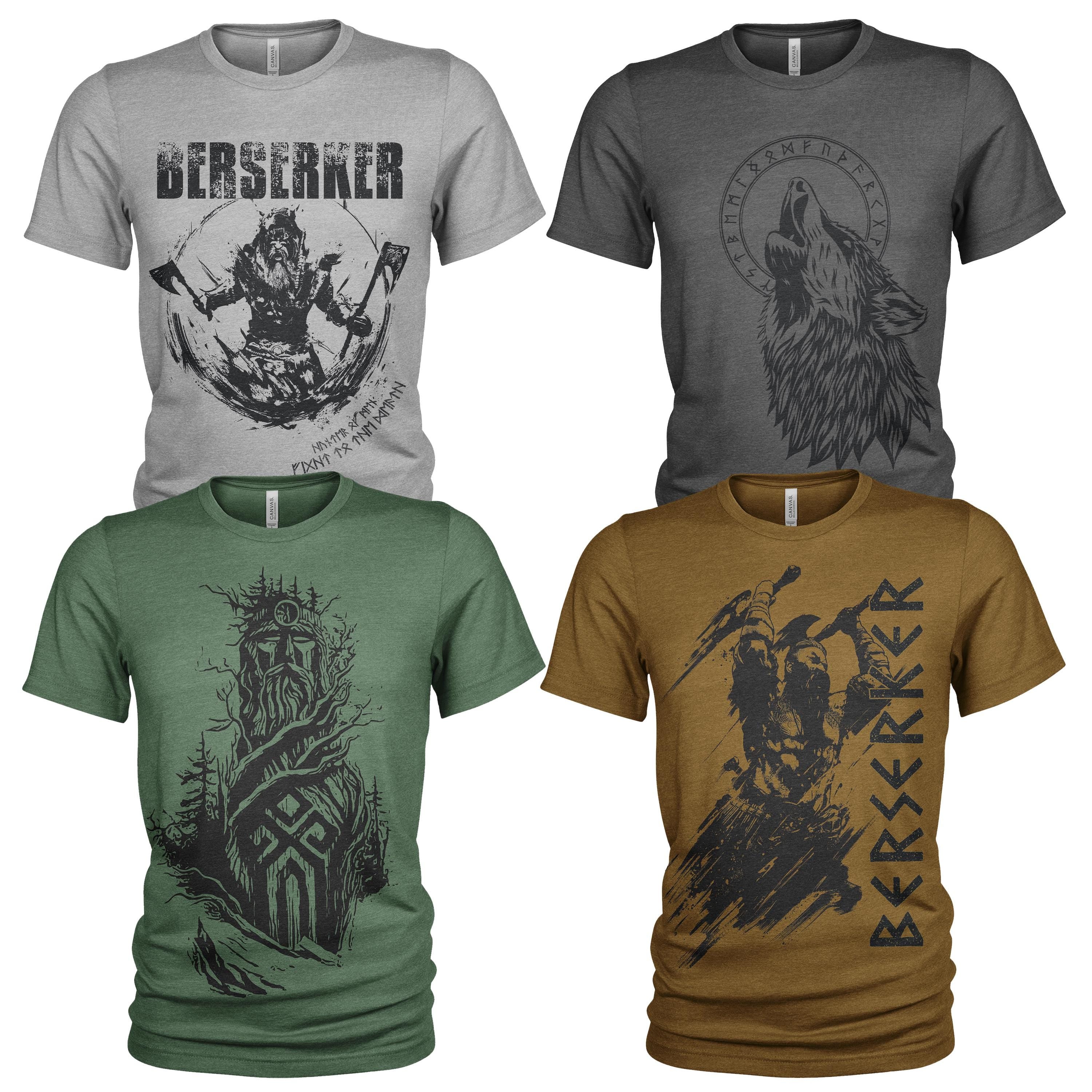 CELTIC Vikings Norse Mythology Men39s 4 Pack T Shirt Graphic Tee – Warm & Stylish · Trending Graphic Apparel