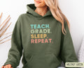 Funny Teacher Hoodie Gifts for Teachers Teacher Sweatshirt Teach Sweatshirt Tired Teacher Appreciation Gift Teacher Humor Gift Hoodie – Feel-Good Design · High-Quality Print