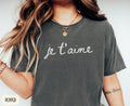 Je T39aime Shirt Tee Je t39aime Tshirt Je taime i love you in French Shirt Girlfriend Gift Paris Shirt Romantic Gift Graphic Tee – Bold Style · Must-Have Style