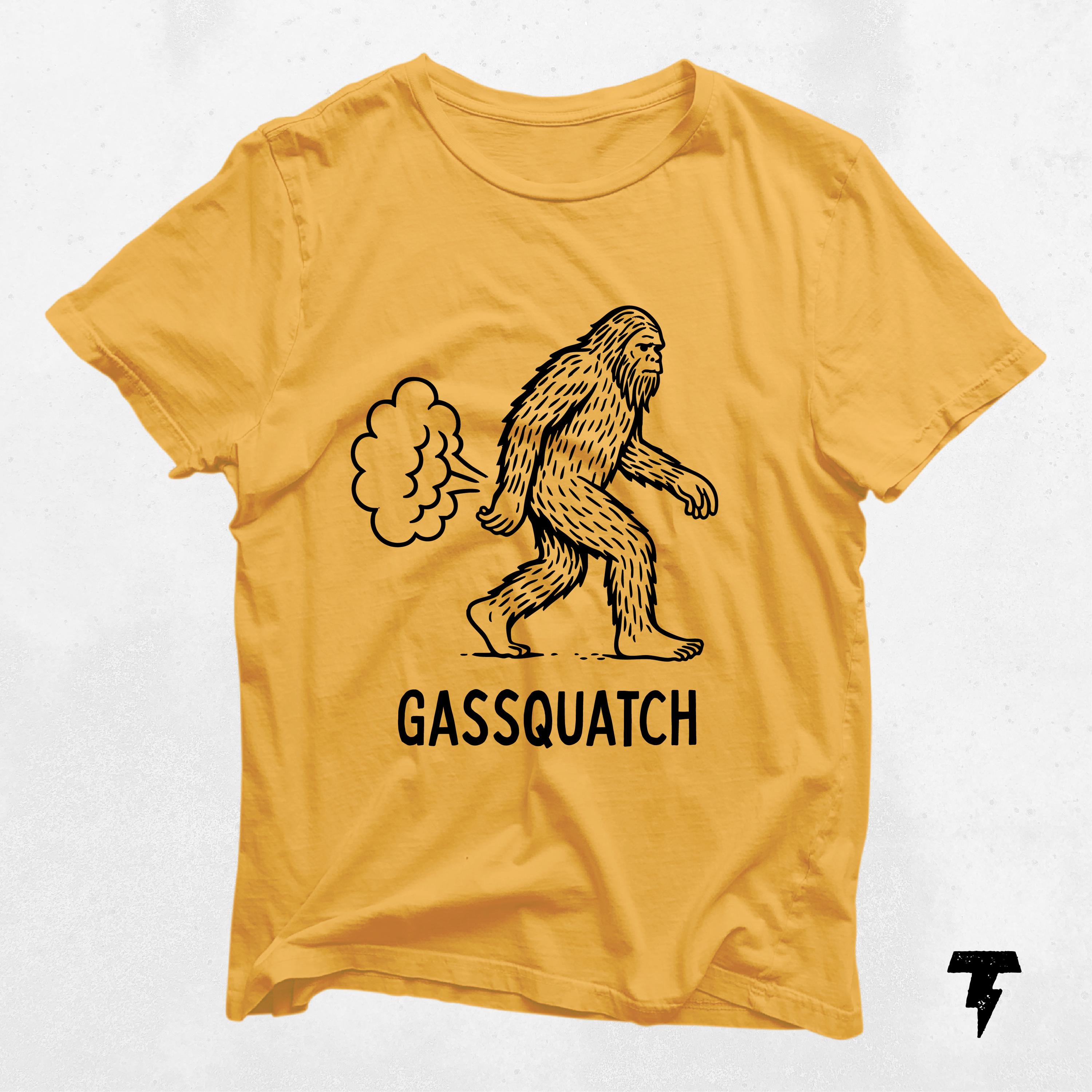 Gassquatch Funny Farting Bigfoot Shirt Father39s Day Tee Dad Joke T Shirt Big Foot Top Funny Camping Shirt Graphic Tee – Bold Style · Must-Have Style