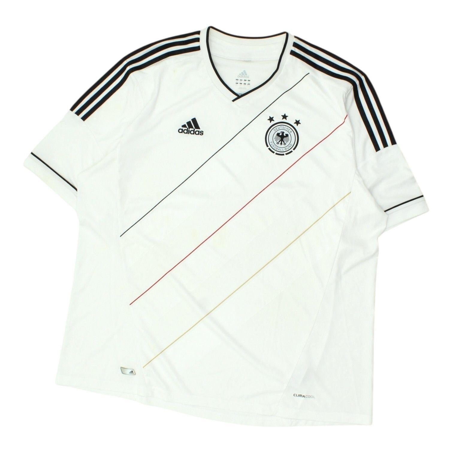 Germany Mens Home Shirt 201213 Adidas White International Football Jersey Jersey – Warm & Stylish · High-Quality Print