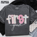 Comfort Colors First Grade Shirt Teacher Team TShirts 1st Grade Tee Back to School First Grade Department Gifts Crew Graphic Tee – Bold Style · Perfect For Daily Wear