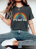Retro Comfort LGBTQ Shirt Equal Rights T shirt LGBTQ Pride Crewneck Rainbow Pride Gift It39s Not Pie Shirt Social Justice Crewneck Graphic Tee – Cozy Vibes · High-Quality Print