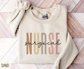 SURGICAL Nurse Sweatshirt Cute Nurse Sweatshirt Nursing Gift Boho Nurse Creweck Surgery Nurse Life Nurse Appreciation Gift RN Gift Sweatshirt – Cozy Vibes · High-Quality Print