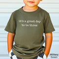 Third Birthday Shirt Three Shirt for Boy Three Shirt Girl Vintage Toddler T Shirt Natural Toddler Shirt 3rd Birthday TShirt 3 Year Old Tee Graphic Tee – Warm & Stylish · Top Pick For Any Outfit