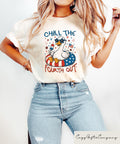 Retro Comfort Chill The Fourth Out Shirt Patriotic Silly Goose T shirt Funny 4th Of July Gift Women39s Independence Day Tee Freedom Shirt Graphic Tee – Fan Favorite · Top Pick For Any Outfit