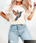 Retro Comfort Floral Hummingbird T shirt Animal Lover Shirt Inspirational Women Sweatshirt Trendy Mom Gift Floral Bird Crewneck Sweatshirt – Easygoing Wear · Perfect For Daily Wear