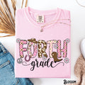 Forth Grade Teacher Shirt Teach Tee 4th Grade T Shirt Back to School Western Cowgirl Appreciation Gift for Teacher Graphic Tee – Feel-Good Design · Trending Graphic Apparel