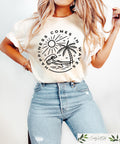 Retro Comfort Summer Tshirt Happiness Comes In Waves Shirt Wave Lover Tee Beach Holiday Gift Surf Vibes Crewneck Summer Vacation Outfit Graphic Tee – Everyday Comfort · Must-Have Style