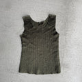 00s vintage y2k dark green satin plisse textured tank top size m medium Tank Top – Easygoing Wear · Great Gift For Fans