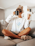 Blumen Sweatshirt Flower Pullover Blaue Blumen Natur Print Blumen Sweater Geschenk fr Blumenfans Sweatshirt – Soft Feel · Top Pick For Any Outfit