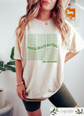 Retro Comfort Mental Health Matters Shirt Anxiety T shirt Mental Health Sweatshirt Psychologist Gift Funny Therapist Crewneck Sweatshirt – Premium Graphic · High-Quality Print