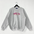 Vintage Virginia Polytechnic Institute Sweatshirt Virginia Tech Crewneck Virginia Sweater Virginia Tech Hokies Embroidered Logo Grey Medium Sweatshirt – Feel-Good Design · Great Gift For Fans