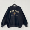 Vintage United States Military Academy Sweatshirt USMA Crewneck USMA Sweater Pullover Army Black Knights Embroidered Logo Black Large Sweatshirt – Aesthetic Look · High-Quality Print