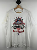 Vintage 90s NHL Detroit Red Wings Champions White Tee Size L Graphic Tee – Easygoing Wear · Must-Have Style