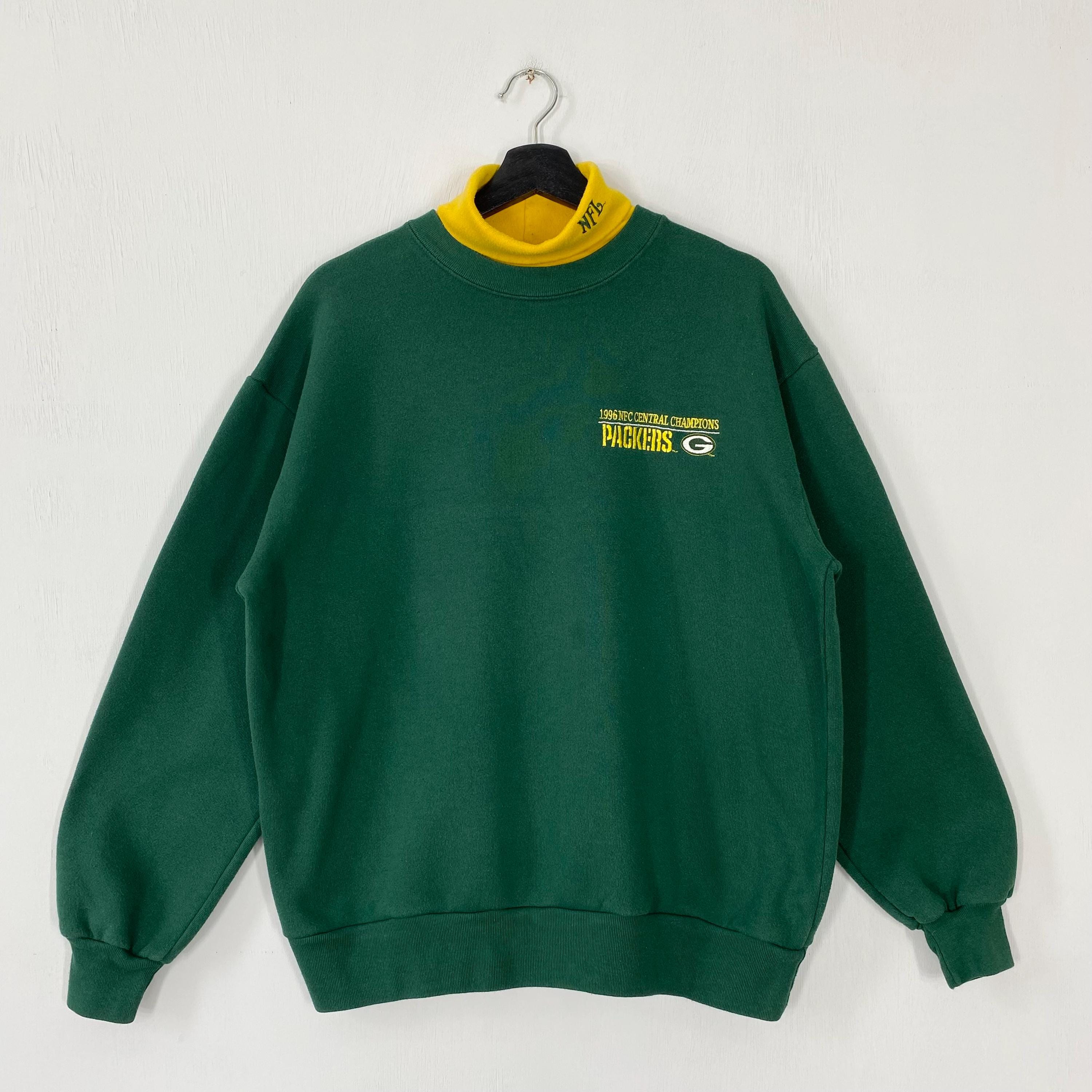 Vintage 90s Green Bay Packers Sweatshirt Green Bay Packers Crewneck Packers Sweater Sportswear NFL Green Bay Packers Embroidered Logo Large Sweatshirt – Premium Graphic · Must-Have Style