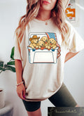 Retro Comfort Golden Light T shirt 4th Of July Shirt Retro American Golden Retriever Tee Independence Day Gift Patriotic Dog Outfit Graphic Tee – Premium Graphic · High-Quality Print