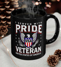 Veteran Pride Coffee Mug Gift for Veterans Military Appreciation Decor Armed Services Mug 11oz 15oz Veteran39s Day Independence Day Graphic Tee – Fan Favorite · Perfect For Daily Wear